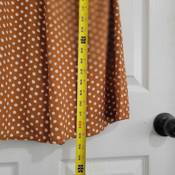 Leith Romper Size Small Rustic Orange Short Sleeve Beachy Summer Ready - Picture 9 of 11